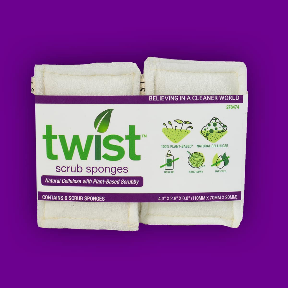 Compostable Sponge (3-pack)